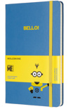 Блокнот Moleskine Minions Limited Edition (средний формат, в линию, голубая обложка)