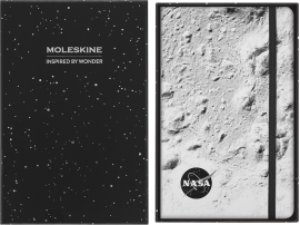 Купити Блокнот Moleskine NASA в лінію (середній, подарунковий бокс)