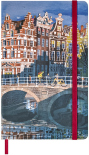 Блокнот Moleskine I am Amsterdam (тканинна обкладинка, середній, в лінію)