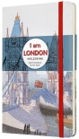 Блокнот Moleskine I am London (тканевая обложка, средний, в линию)