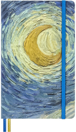 Купить Блокнот Moleskine MoMa Van Gogh (канва, средний, в линию, синий) в интернет магазине в Киеве: цены, доставка - интернет магазин Д.Магазин
