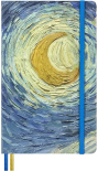 Блокнот Moleskine MoMa Van Gogh (канва, середній, в лінію, синій)