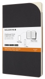 Набір зошитів Moleskine Paper Tablet Cahier в лінію (середній,чорний)
