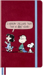 Блокнот Moleskine Peanuts Lucy (середній, нелінований, червоний)