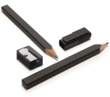 Купить Набор Moleskine Black pencils (2 карандаша, точилка и клипса)  в интернет магазине в Киеве: цены, доставка - интернет магазин Д.Магазин