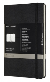 Купить Блокнот Moleskine PRO New (средний, черный) в интернет магазине в Киеве: цены, доставка - интернет магазин Д.Магазин