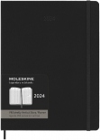 Вертикальний щотижневик Moleskine PRO 2024 (великий, чорний)