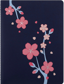Купить Тетрадь Moleskine Cahier Sakura в линию (большая, синяя) в интернет магазине в Киеве: цены, доставка - интернет магазин Д.Магазин