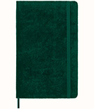 Блокнот Moleskine Velvet в лінію (зелений, подарунковий бокс)