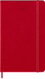 Щотижневик Moleskine 2027 (середній, червоний, з місцем для записів)