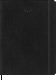 Купити Щотижневик Moleskine 2025 (великий, чорний, м'яка обкладинка, з місцем для записів) в інтернет магазині в Києві: ціни, доставка - інтернет магазин Д.Магазин
