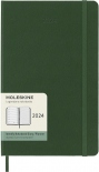 Щотижневик Moleskine 2024 (середній, миртовий зелений, з місцем для записів)