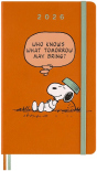 Щотижневик Moleskine Peanuts 2026 (середній, помаранчевий, з місцем для записів)