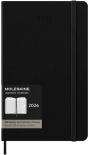 Вертикальний щотижневик Moleskine PRO 2026 (середній, чорний)