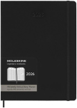 Вертикальний щотижневик Moleskine PRO 2026 (великий, чорний)