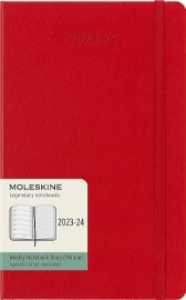 Купить Еженедельник Moleskine 2023-2024 на 18 месяцев (средний, красный) в интернет магазине в Киеве: цены, доставка - интернет магазин Д.Магазин