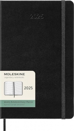 Купити Щотижневик Moleskine 2025 (середній, чорний, з місцем для записів) в інтернет магазині в Києві: ціни, доставка - інтернет магазин Д.Магазин