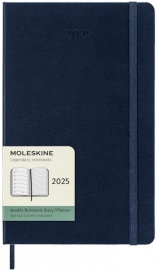 Купити Щотижневик Moleskine 2025 (середній, сапфір, з місцем для записів) в інтернет магазині в Києві: ціни, доставка - інтернет магазин Д.Магазин