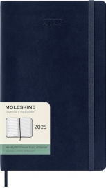 Купити Щотижневик Moleskine 2025 (середній, сапфір, м'яка обкладинка, з місцем для записів) в інтернет магазині в Києві: ціни, доставка - інтернет магазин Д.Магазин