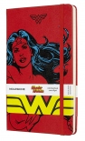 Блокнот Moleskine Wonder Woman Чудо-Женщина (средний формат, красный, в линию)