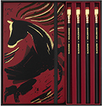 Подарунковий набір Moleskine Year of the Horse (середній блокнот в лінію + 4 олівця Blackwing)