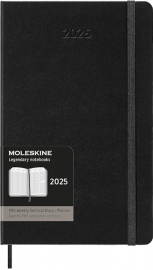 Купити Вертикальний щотижневик Moleskine PRO 2025 (середній, чорний) в інтернет магазині в Києві: ціни, доставка - інтернет магазин Д.Магазин