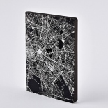 Блокнот Nuuna Nightflight Berlin Silver (розмір L Light)