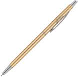Шариковая ручка OHTO Slim line 0,3 (золотая) в подарок!