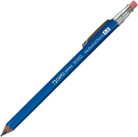 Механічний олівець з кліпсою Ohto Wooden Mechanical Mini Pencil 0,5 (синій)