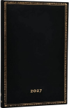 Щотижневик Paperblanks 2027 Чорне видання (горизонтальний, середній A5)