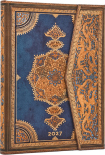 Щотижневик Paperblanks 2027 Сефевід Арт (індиго, горизонтальний, середній)