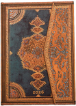 Щотижневик Paperblanks 2026 Сефевід Арт (індиго, з місцем для записів, середній)