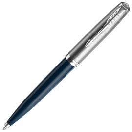 Купить Шариковая ручка Parker 51 Midnight Blue CT BP (темно-синяя / сталь)     в интернет магазине в Киеве: цены, доставка - интернет магазин Д.Магазин