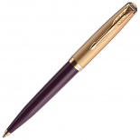 Шариковая ручка Parker 51 Premium Plum GT BP (фиолетовый / золото)  