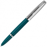 Перьевая ручка Parker 51 Teal Blue CT FP F (бирюзовый / сталь)  