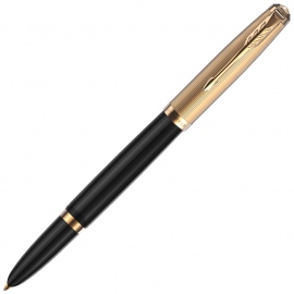 Купить Перьевая ручка Parker 51 Premium Black GT FP18 F (чёрный / золото) в интернет магазине в Киеве: цены, доставка - интернет магазин Д.Магазин