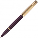 Чорнильна ручка Parker 51 Premium Plum GT FP F (фіолетовий / золото) 