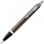 Шариковая ручка Parker IM Dark Espresso CT New (коричневый/хром)