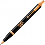 Шариковая ручка Parker IM 17 Black GT BP Тигр Бенгальский (черный/золото)