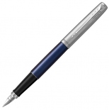 Перьевая ручка Parker Jotter Royal Blue​​​​​​​ CT M (темно-синий/хром)