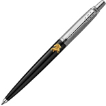 Кулькова ручка Parker Jotter Originals Zodiac Black Золотий кінь (чорна/хром)