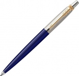 Кулькова ручка Parker Jotter Originals Navy Blue GT BP (синя/хром з позолотою)