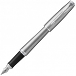 Чорнильна ручка Parker Urban Metro Metallic CT F New (сталь/хром)