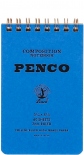 Блокнот на спіралі Penco Coil S (лінія, репортерський, синій)