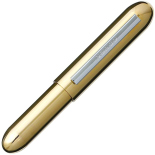 Кулькова ручка Penco Bullet Gold (латунна, золотиста)