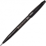 Ручка с гибким наконечником Pentel Brush Sign Pen Tip (чёрная)