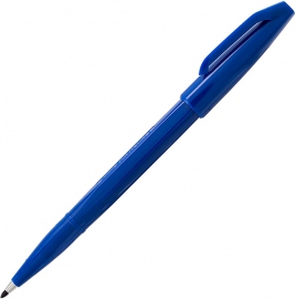 Купить Ручка капиллярная Pentel Sign Pen (синяя, с твёрдым наконечником) в интернет магазине в Киеве: цены, доставка - интернет магазин Д.Магазин