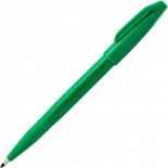 Ручка капиллярная Pentel Sign Pen (зелёная, с твёрдым наконечником)