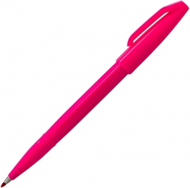 Купить Ручка капиллярная Pentel Sign Pen (розовая, с твёрдым наконечником) в интернет магазине в Киеве: цены, доставка - интернет магазин Д.Магазин