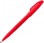 Ручка капілярна Pentel Sign Pen (червона, з твердим наконечником)